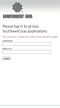 Mobile Screenshot of myaccountuat.swgas.com