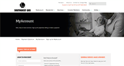 Desktop Screenshot of myaccount.swgas.com