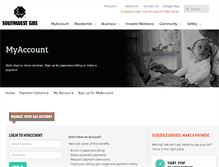 Tablet Screenshot of myaccount.swgas.com